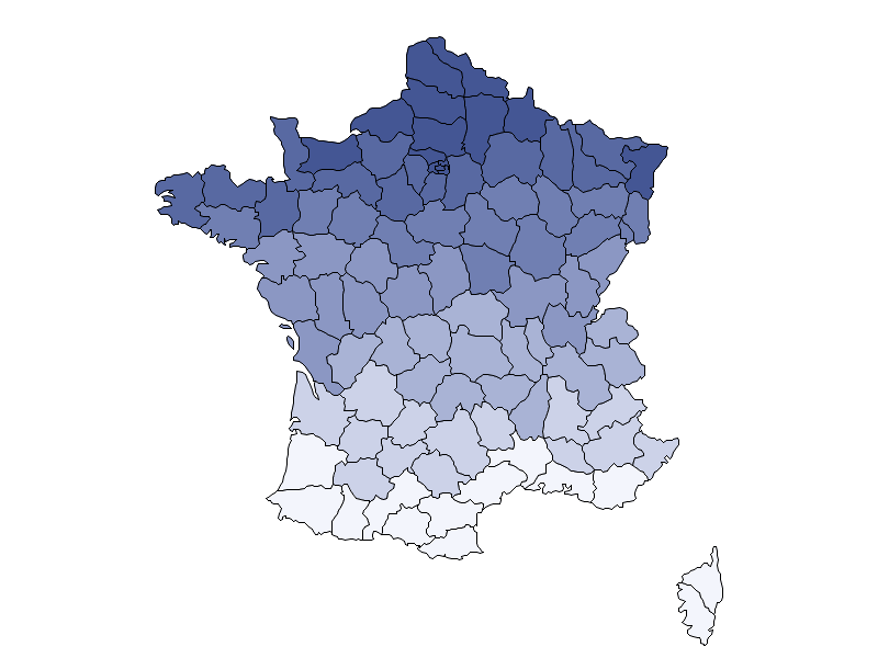 Simplest choropleth